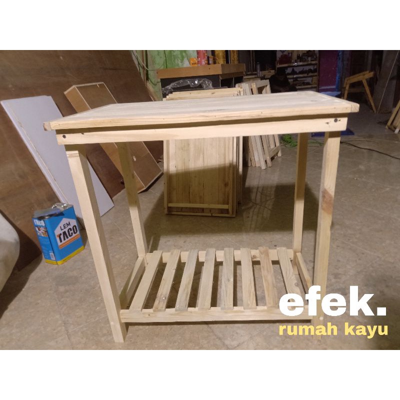 MEJA KOMPOR 2 LANTAI / MEJA DAPUR