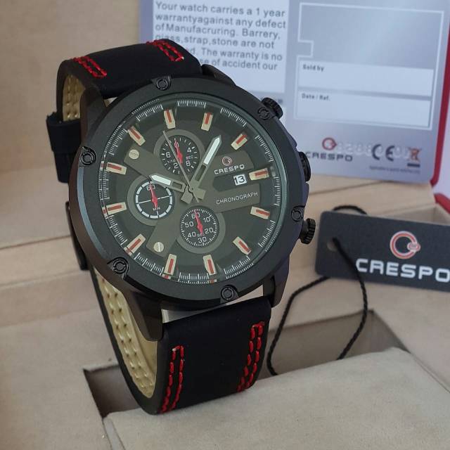 Jam tangan Pria Crespo C5008 kulit