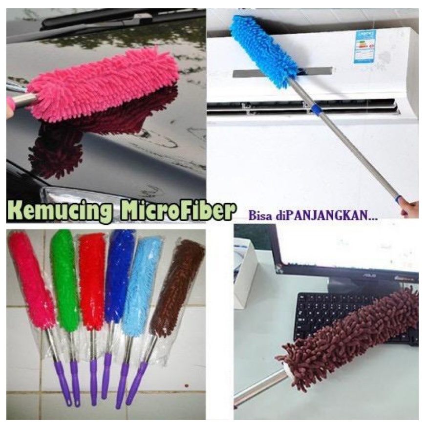 Kemoceng Multifungsi Serbaguna Bahan Microfiber Alat Bebersih Rumah LC