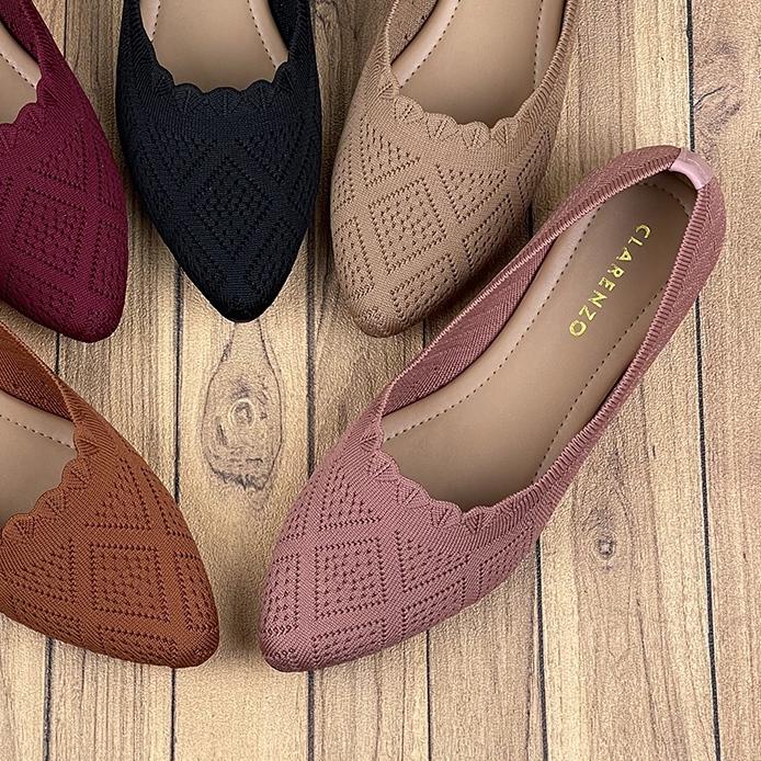 Sepatu Flat Wanita Rajut Import DB04 ~ CLARENZO