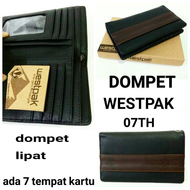 Dompet pria wanita Westpak Original 07TH dompet leather unisex murah dan terbaru westpak original