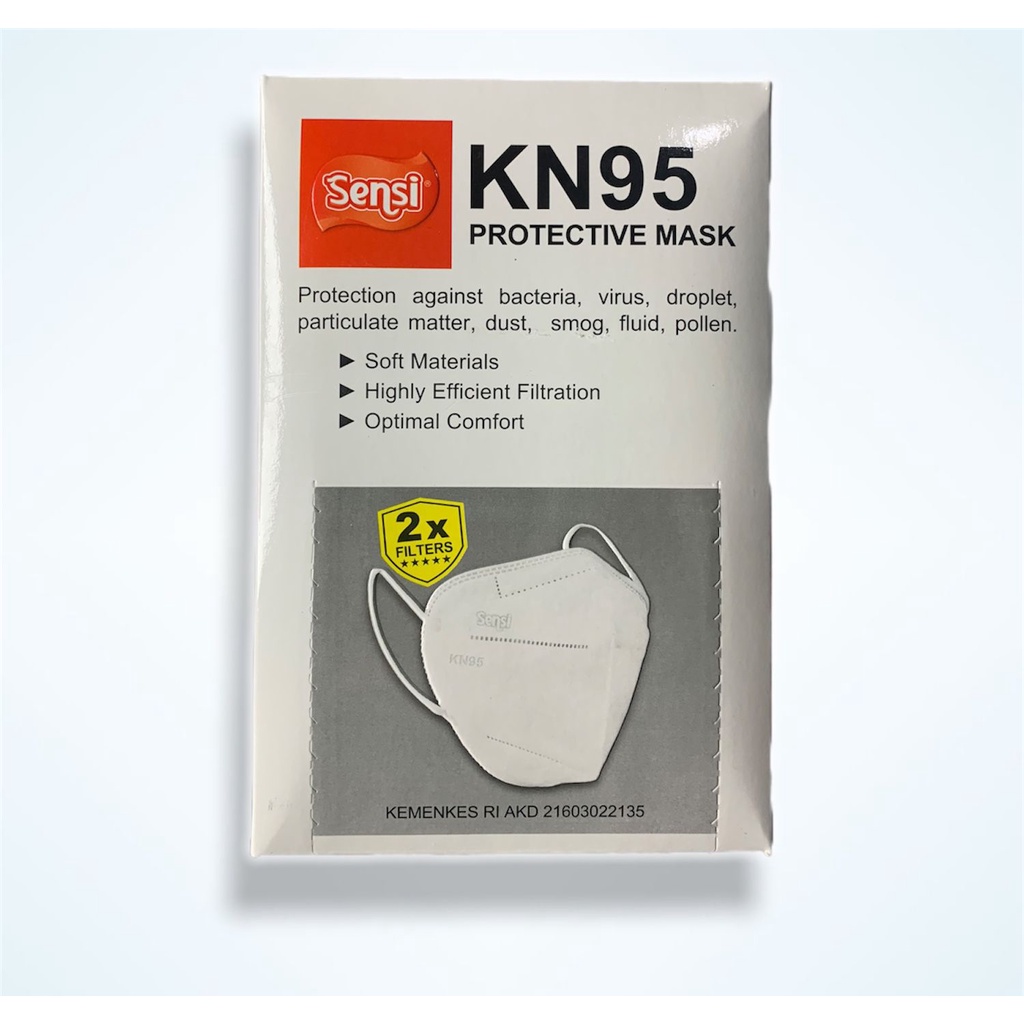 Masker Sensi Protective Mask KN95 5Ply isi 20S