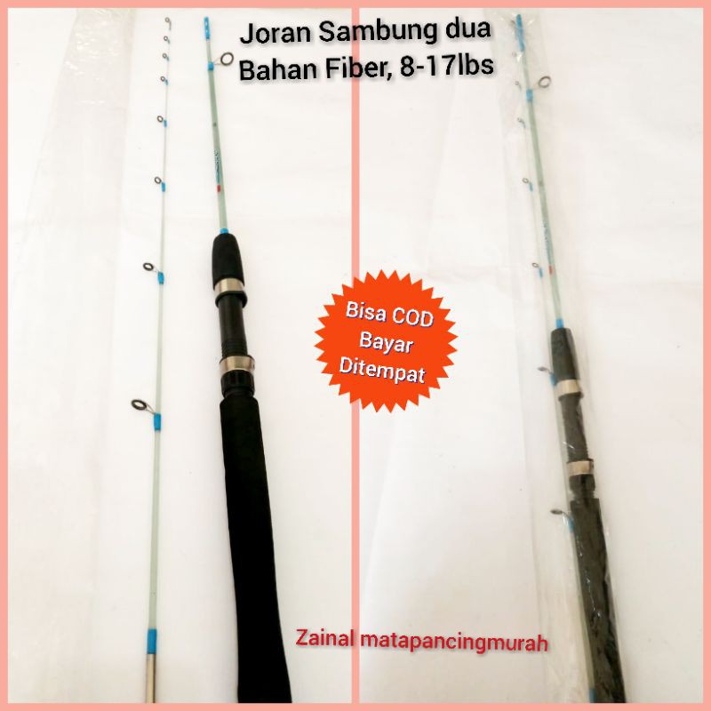 Joran Stick, Bening, Sambung Dua Panjang 150cm, 8- 17lbs Bahan Viber,pancingEmpang,(ZainalMakassar).