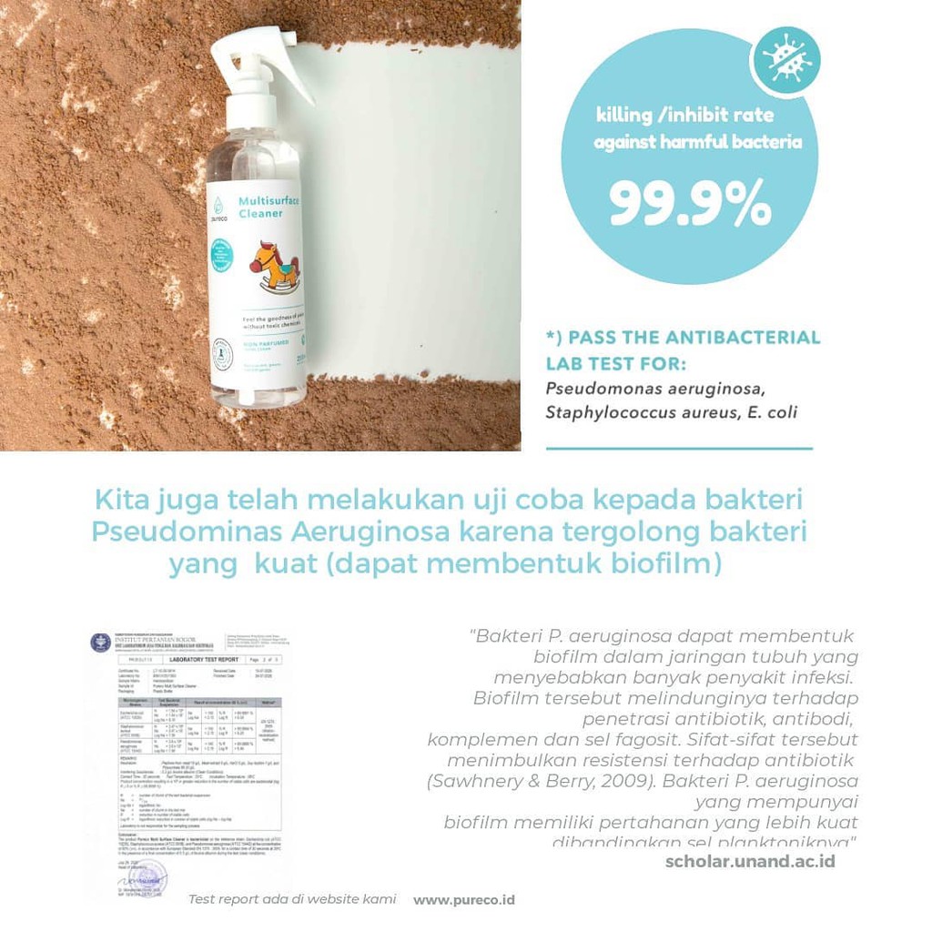 Pureco - Multisurface Cleaner Travel Size - Home Size - Refill Size - Pembersih Peralatan Rumah