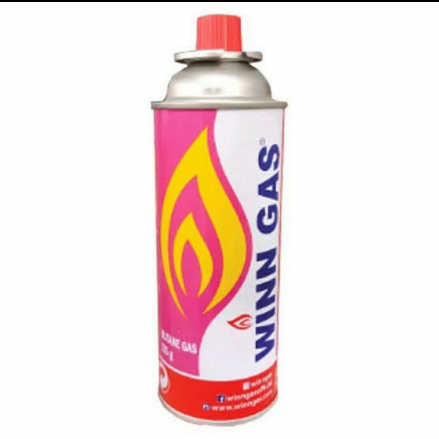 Tabung Gas Portable WINN GAS Butane 235gram Tabung Gas Kaleng Portable Winn Gas