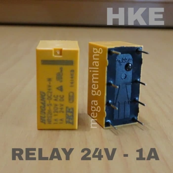 Relay DPDT HKE 24V 24 V 24Volt 24 Volt 8P 8 P 8Pin 8 Pin