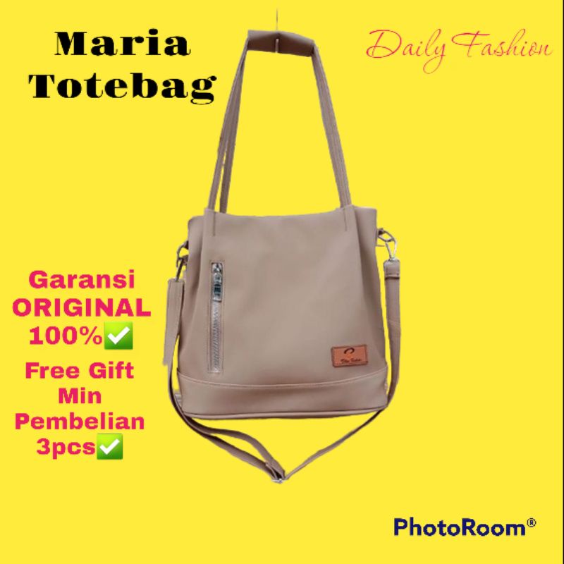 TOTEBAG MARIA BY  BIRU TSABITA BAHAN CHOCOLY ANTI AIR