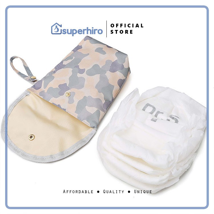 Baby Stroller Bag Stroller organizer Tas Pampers Carriage Stuff Bayi - Blue