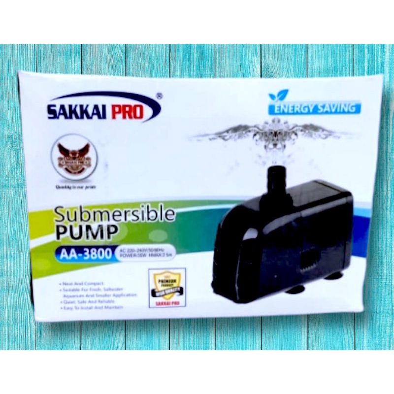 Pompa Aquarium kolam SAKKAI PRO AA 3800