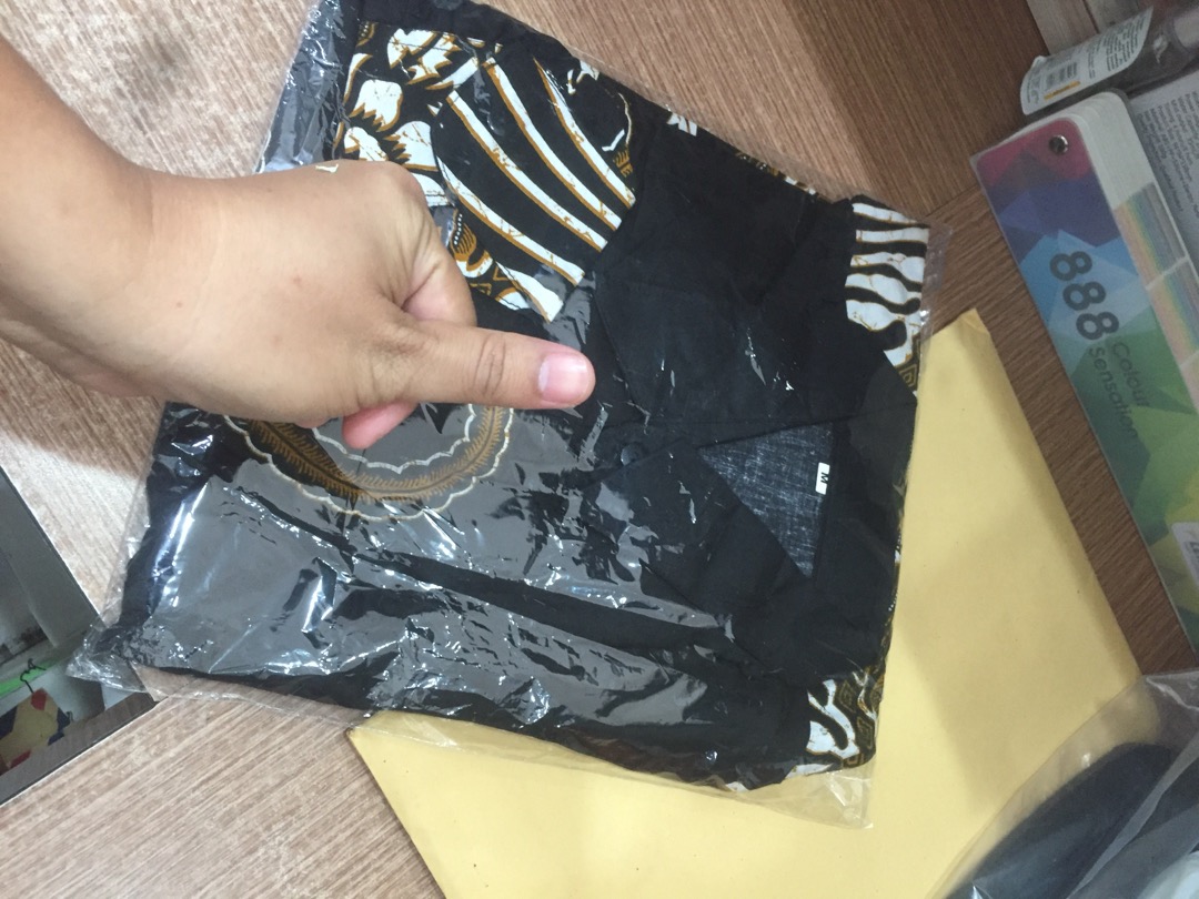 Kemeja Batik Pria Cowo Cowok Laki Laki Lengan Panjang Modern Pekalongan