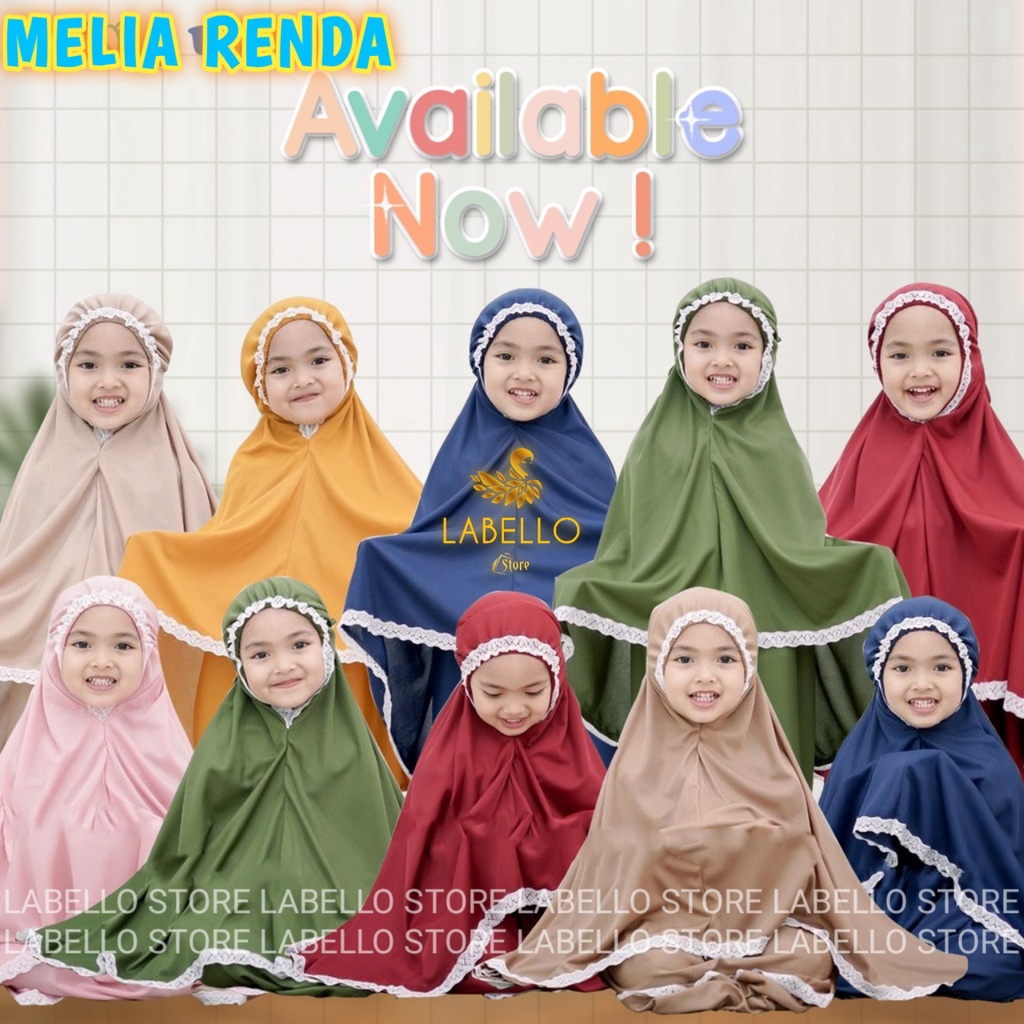 MUKENA ANAK PEREMPUAN MUKENAH ANAK MELIA RENDA GRATIS TAS MUKENA ANAK POLOS MUKENA ANAK KARAKTER MUK