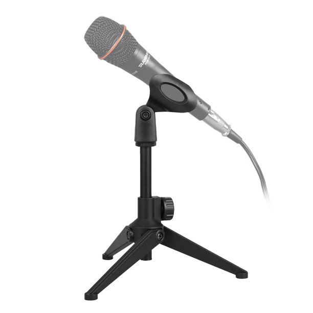 Stand Holder Microphone Table Meja Youtuber Podcast Universal Mic Dudukan Kaki Tiga Mini Stand Noise Penyangga Mikrofon Podium L7 F5 Adjustable Bisa Di Atur Tinggi Pendek - DH 403