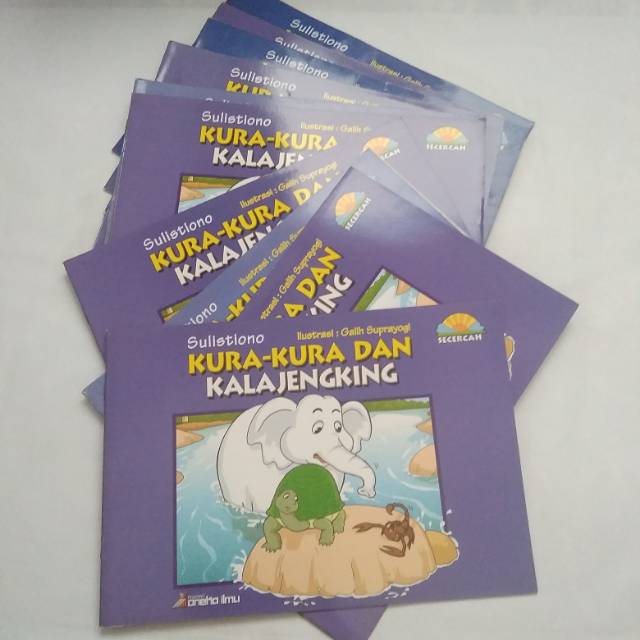 Kura Kura Dan Kalajengking Buku Anak Cerita Bergambar Cergam Hewan
