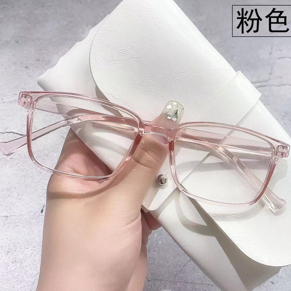 Kacamata Wanita Pria Optik Fashion Eyewear KUV Frame Kacamata-Ka-10 pink