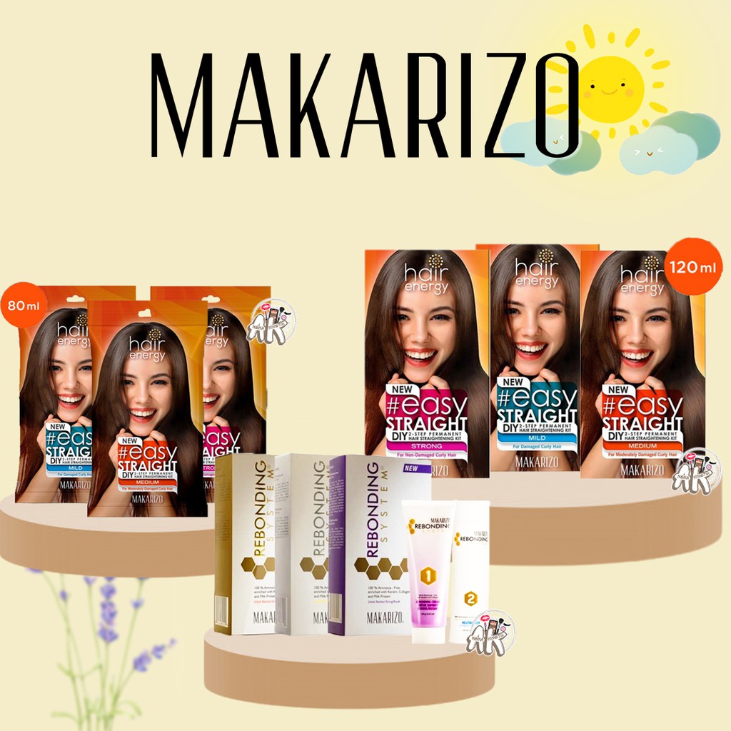 MAKARIZO PELURUS RAMBUT EASY STRAIGHT,Makarizo Rebonding Bpom