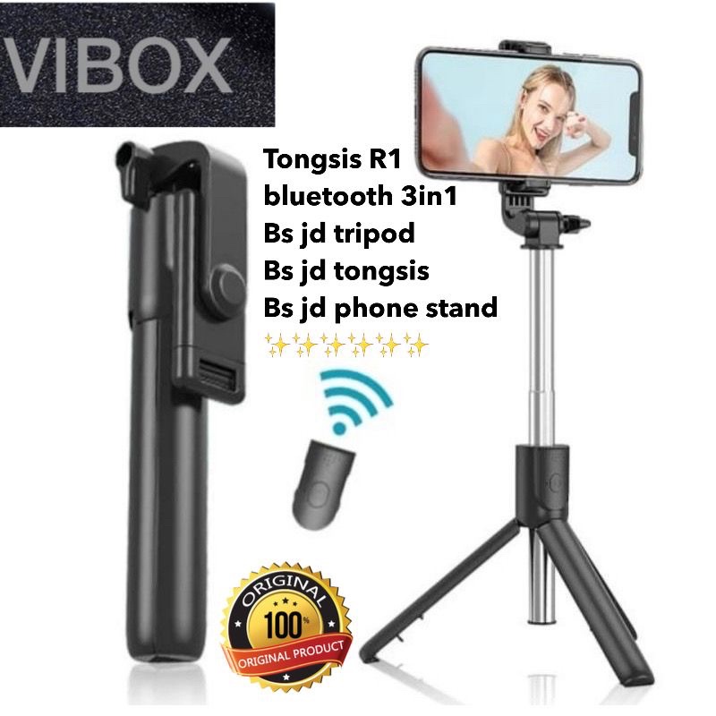 TONGSIS R1 VIBOX/TONGSIS TRIPOD STICK R1/TONGSIS BLUETOOTH 3in1 PROMOSEN