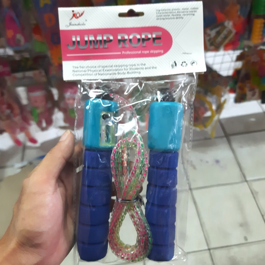 MAINAN ANAK TALI SKIPPING ATAU JUMP ROPE MAINAN ANAK MAINAN MURAH KADO