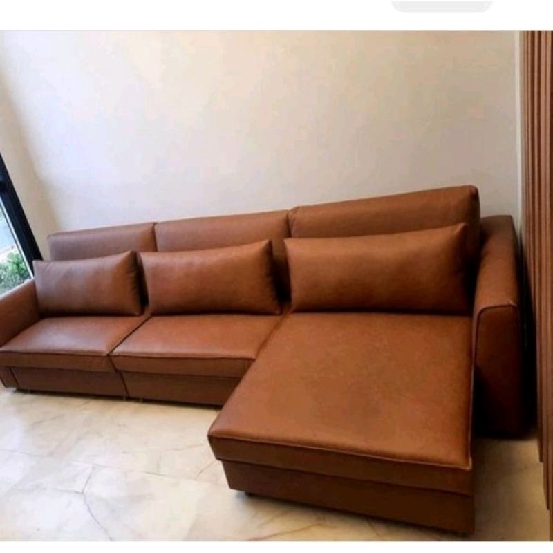 sofa L Lampung , bebas pesan warna , sofa minimalis, sofa Lampung