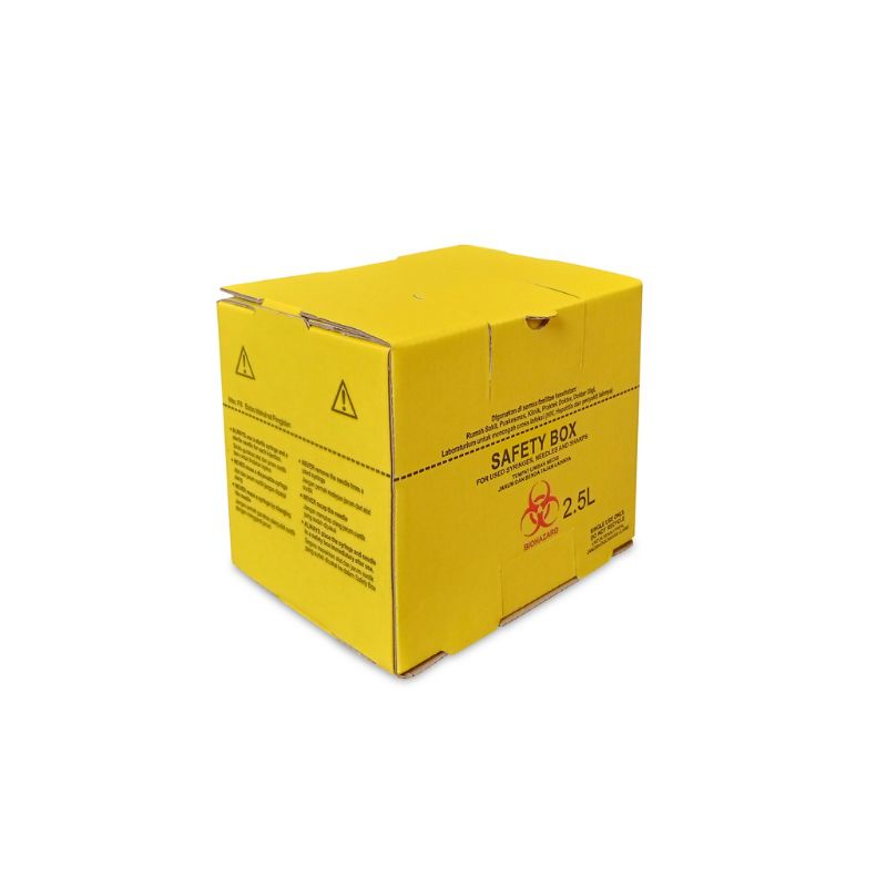 

Safety Box 2,5 Liter Sampah Medis/safety/Kardus