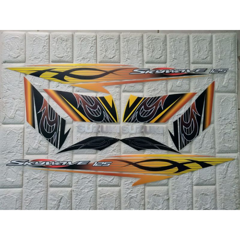 Striping Skywave Transparan Custom