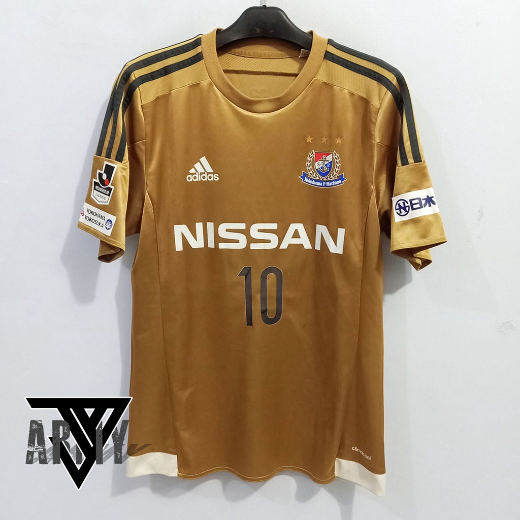 JERSEY BOLA YOKOHAMA F MARINOS 3RD KIT 2015 2016 GOLD ORIGINAL