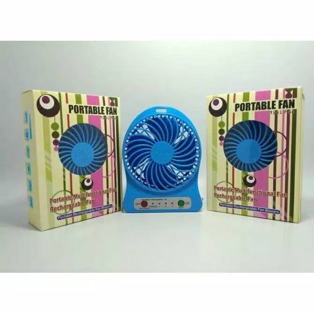 Kipas Angin Kecil Minifan || Mini fan Cas Portable