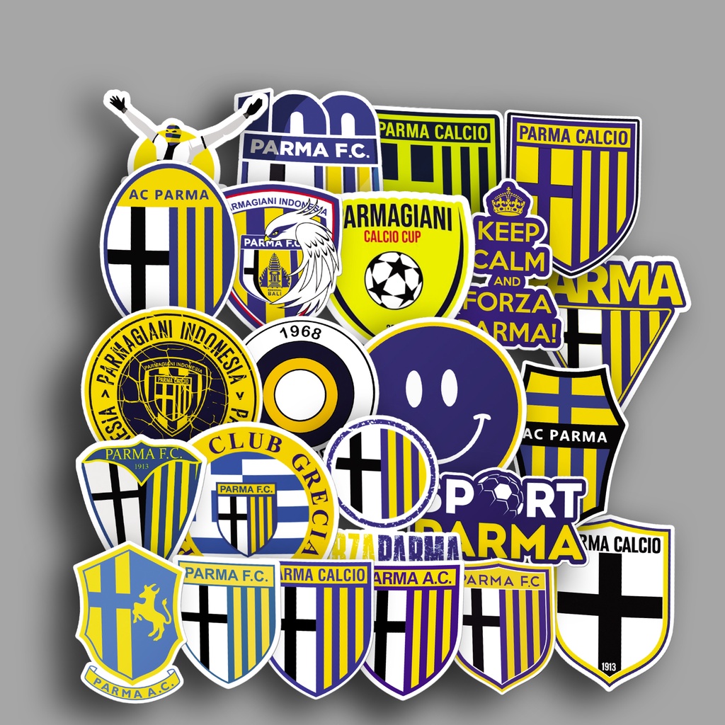 Stiker Helm Club Bola Parma Untuk Motor