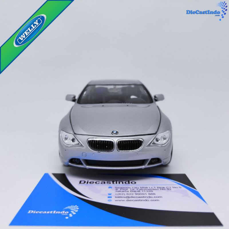 Welly Nex BMW 645Ci Silver Skala 1:24