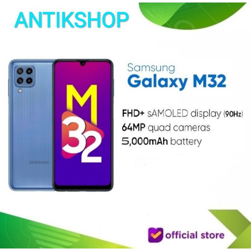 SAMSUNG GALAXY M32 RAM 8/128 GARANSI RESMI INDONESIA