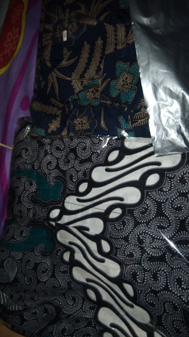Baju Batik Pria Slimfit Big Size M L Xl Xxl Atasan Kemeja Batik Lengan Panjang Original
