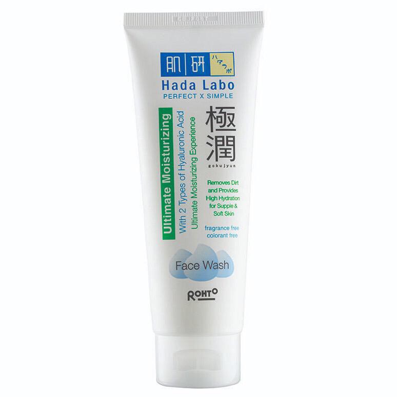 ORIGINAL BPOM Hada Labo Gokujyun Ultimate Moisturizing Face Wash 50gr dan 100gr