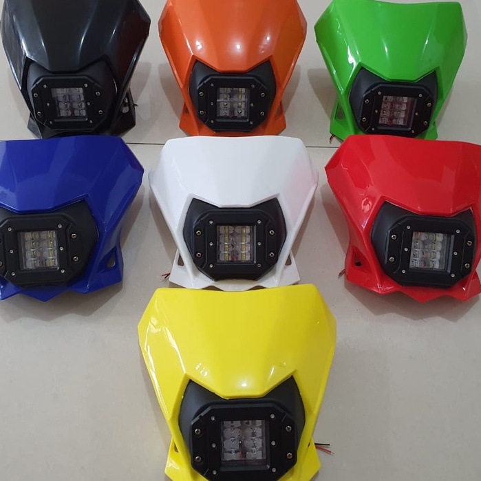 LAMPU HEADLAMP KLX BF DTRACKER KLX/BATOK LAMPU DEPAN KLX BF DTRACKER/KEDOK DEPAN KLX