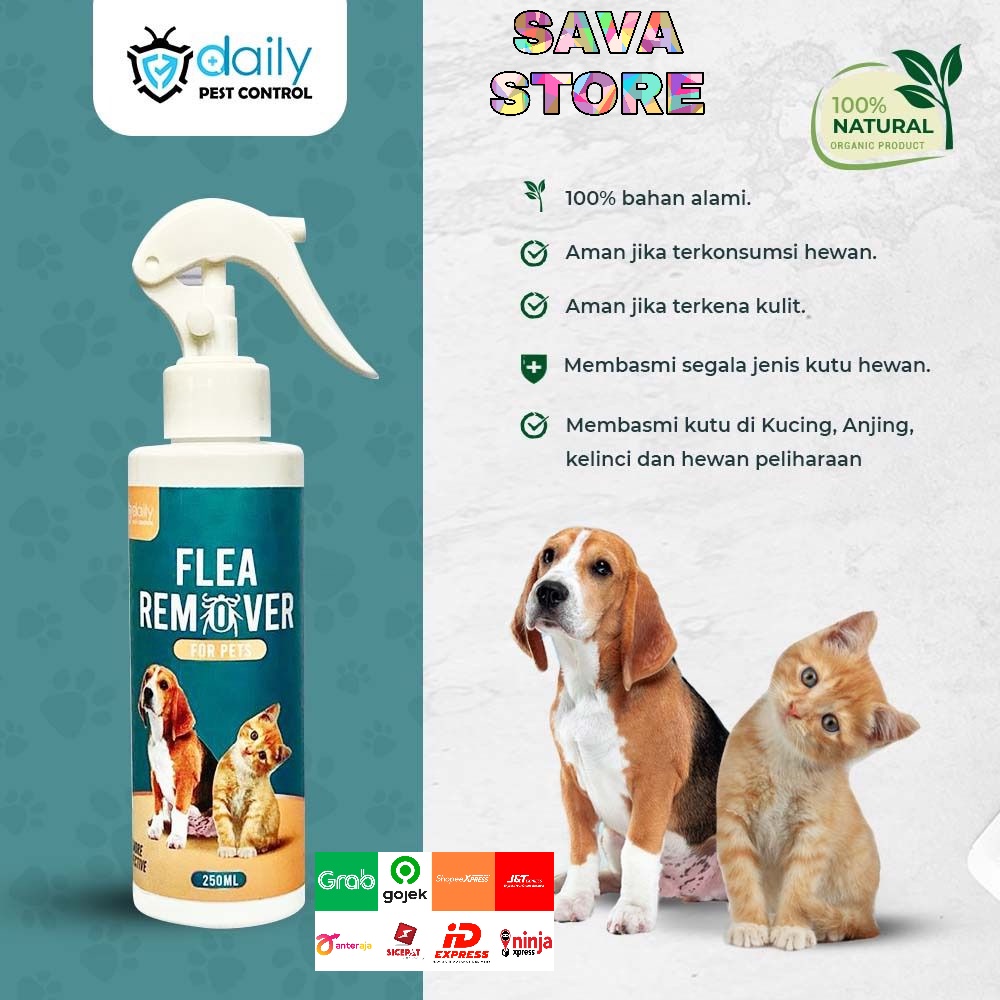 OBAT KUTU KELINCI KUCING DAN ANJING AMPUH !!! DAILY FLEA REMOVER AMPUH BASMI KUTU HEWAN KESAYANGAN ALAMI DAN ORGANIK