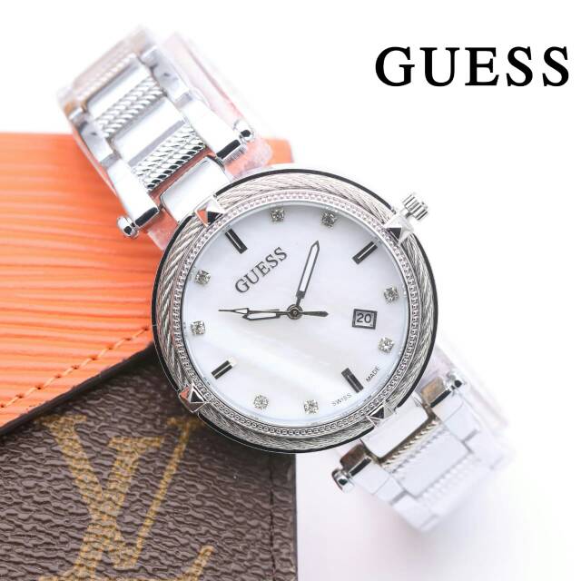 Jam tangan guess rantai stainless steel