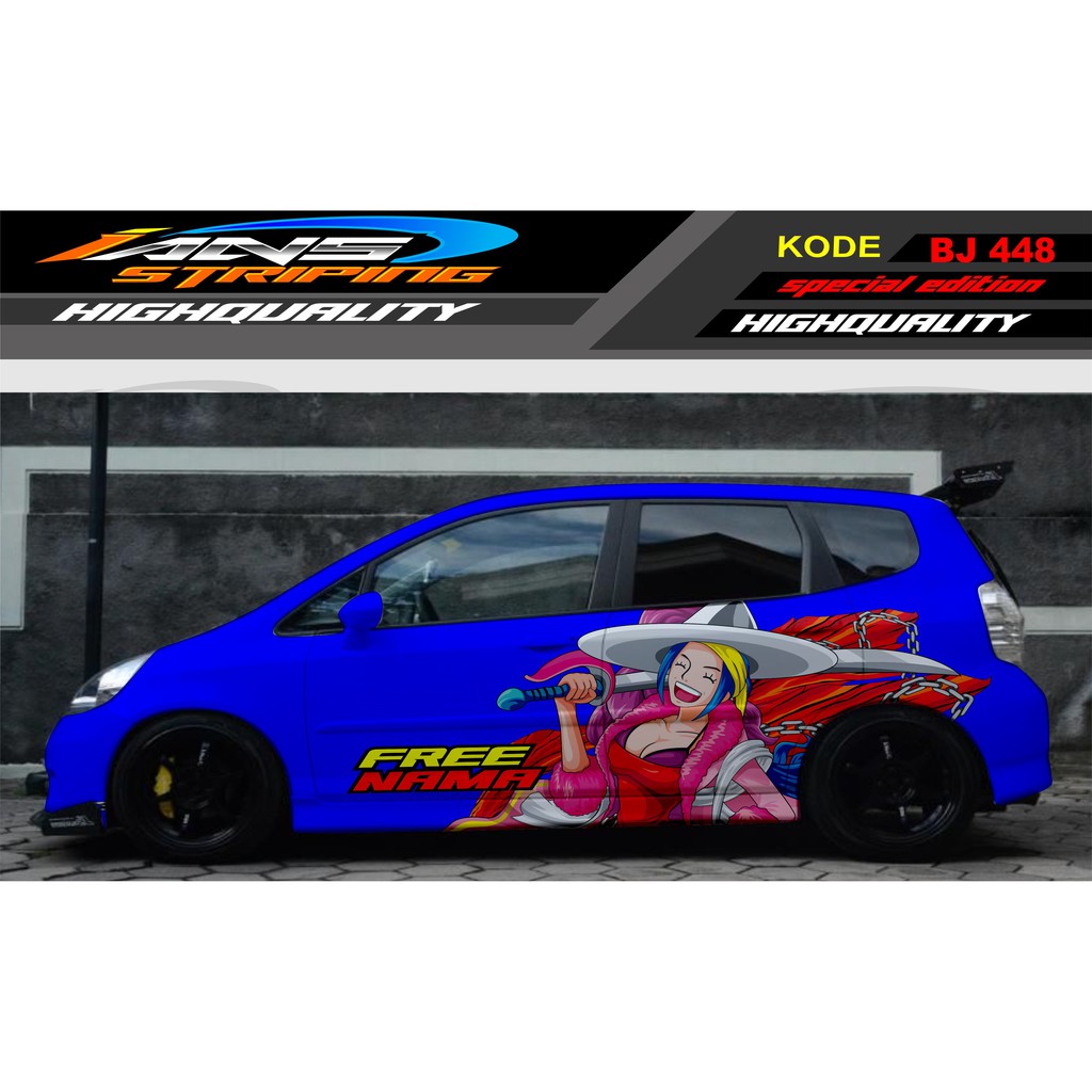 VARIASI STICKER MOBIL JAZZ, BRIO, AGYA , SWIFT / DECAL STICKER MOBIL JAZZ / STIKER MOBIL ANIMASI