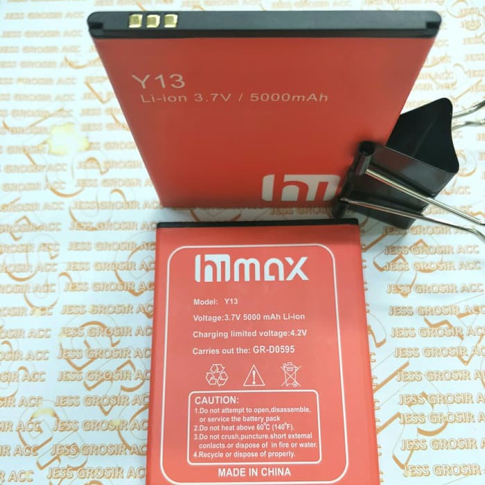 Baterai Battery Batre Double Power IC PROTECTION HIMAX Y13 HIMAX M1