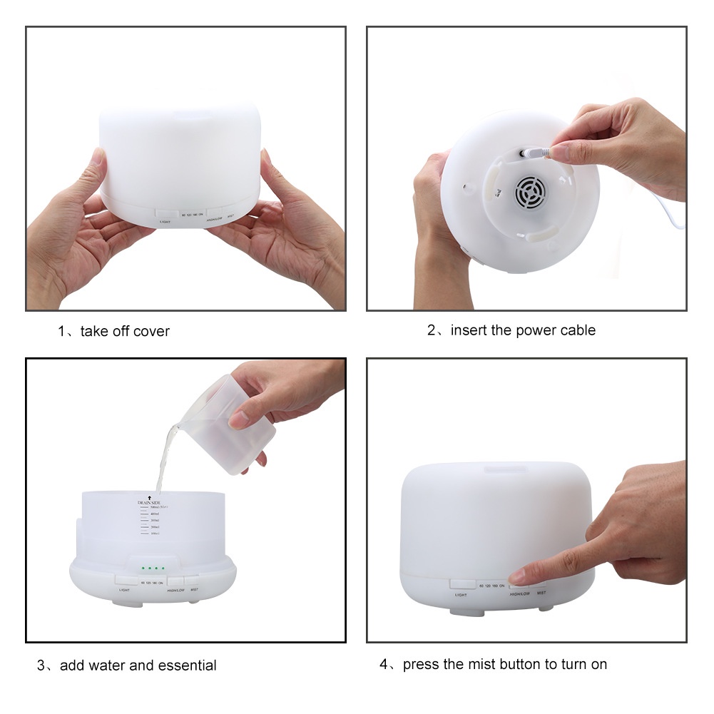 Diffuser Essential Oil Humidifier Air Aroma Theraphy Mallshop