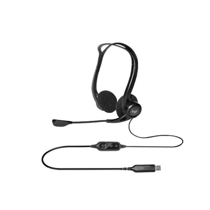 Logitech h370 USB Stereo Headset with Mic Headphone Earphone