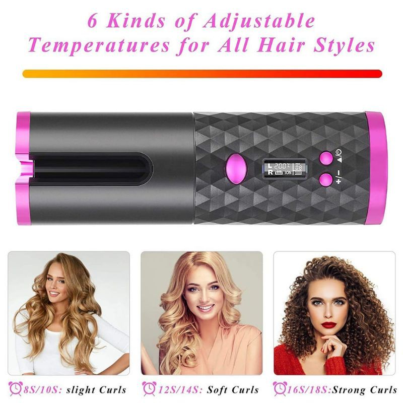 Automatic Hair Curler Cordless