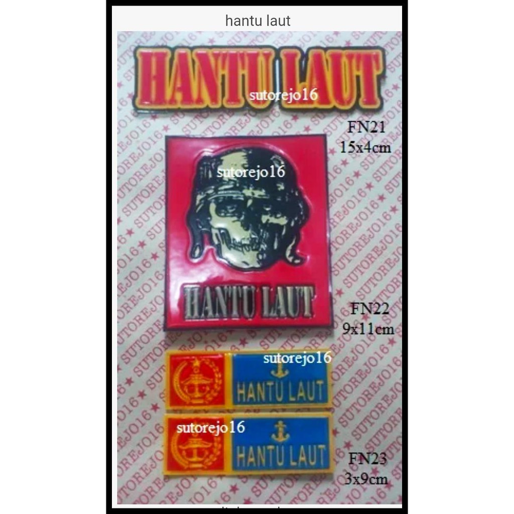

Ready Stock Stiker Hantu Laut