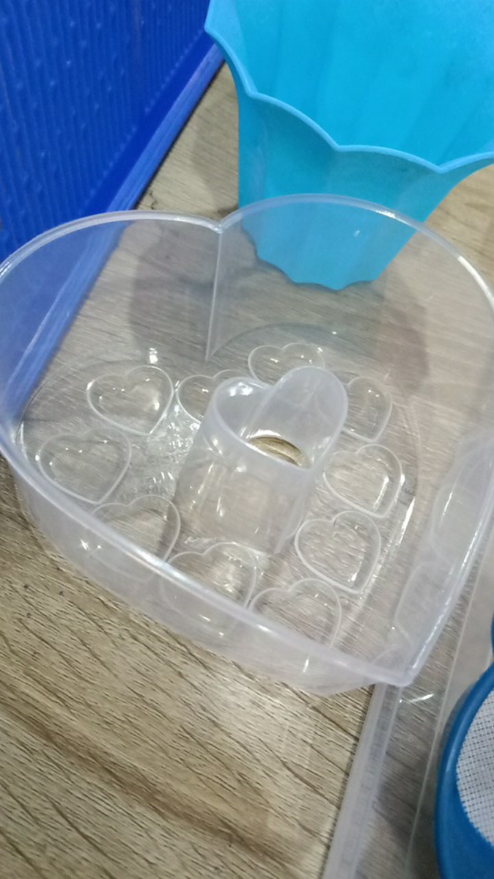 Cetakan Puding Love Plastik  Jelly Agar Coklat Nasi Bento Es Bentuk Love Cetakan Serbaguna