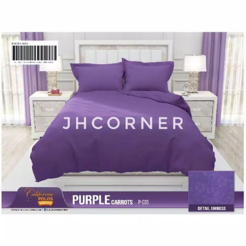 sprei california/sprei embros polos/ukuran 160c200 bermacam warna