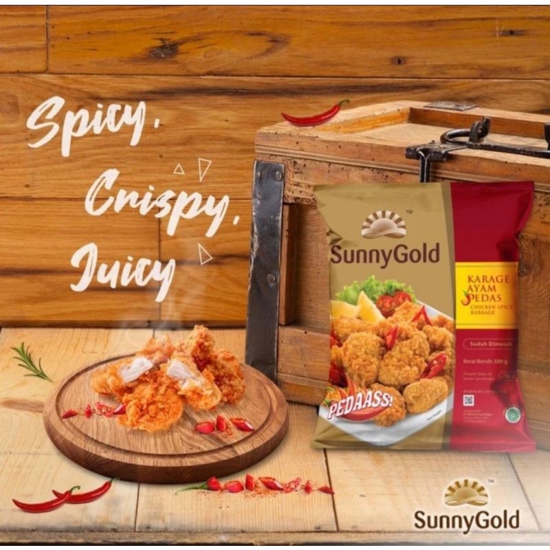 

sunny gold chicken karaage spicy 500g