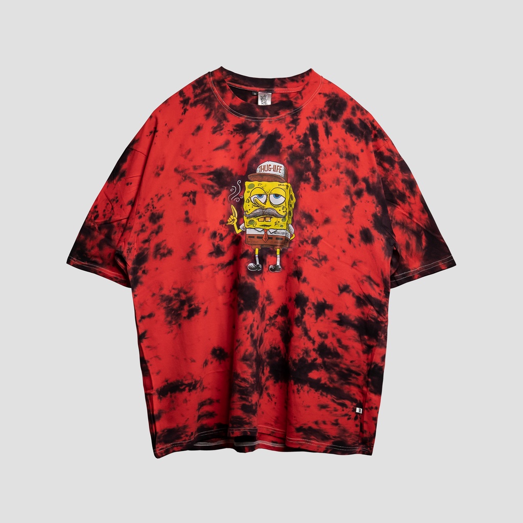 Exhale Tshirt Oversize Sponge Tiedye