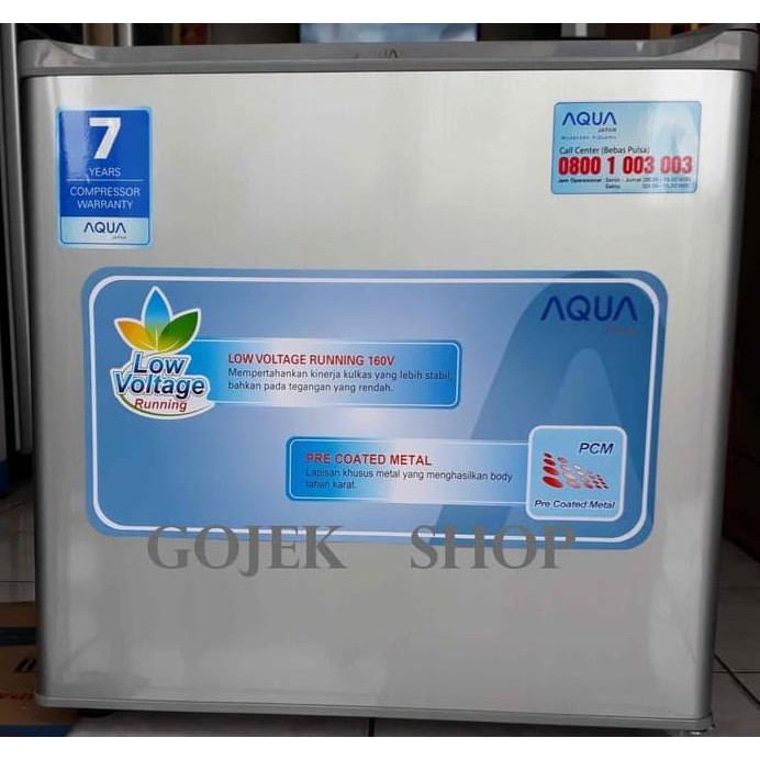 Cooler Box| Kulkas Mini Portable Aqua Sanyo Aqr-D50F Simple Dan
