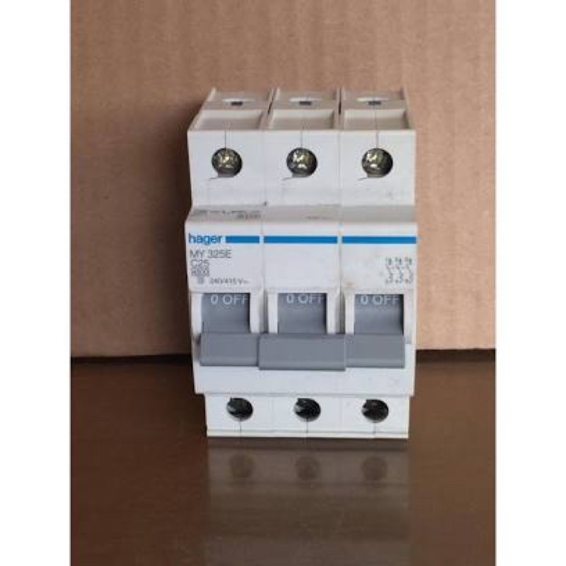 Hager MCB 3Phase 6A, 10A, 16A, 20A, 25A, 32A, 40A