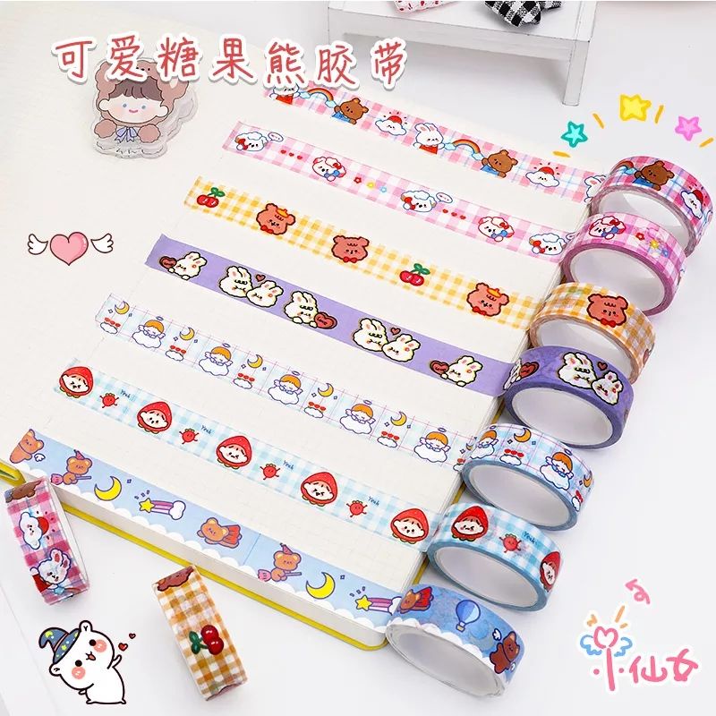 

Washi Tape 5 Meter Bear and Rabbit