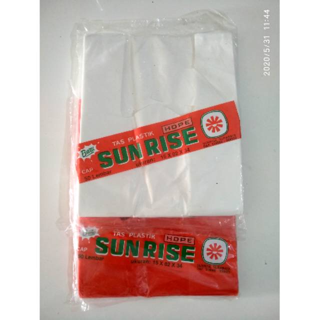 Kantong Kresek ukuran 15 x 02