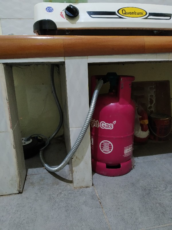 Bright Gas Berat Isi Pasti 5.5kg, Tabung 7.1kg,ttl 12.1kg Bkn Tbng Baru tdk Biasa Gosend Juga Grab