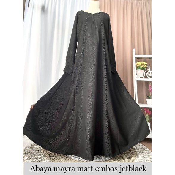 abaya matt embos jetblack